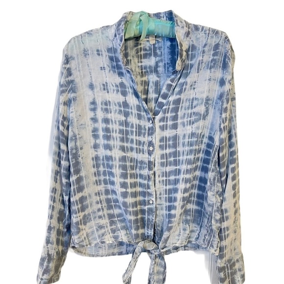 Anthropologie Cloth & Stone Robyn Tie Dye Top - Picture 2 of 8